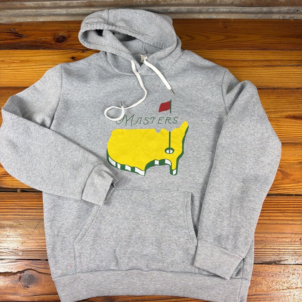 Men's Masters Augusta National Golf Hoodie Gray Size Large Prsitine!